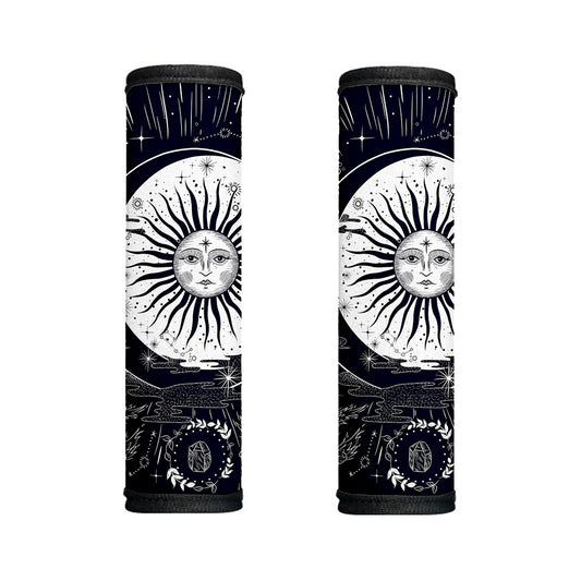 Vintage Celestial Sun Print Handle Covers