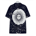 Vintage Celestial Sun Print Hawaiian Shirt