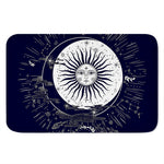 Vintage Celestial Sun Print Indoor Door Mat