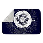 Vintage Celestial Sun Print Indoor Door Mat