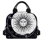 Vintage Celestial Sun Print Insulated Lunch Bag