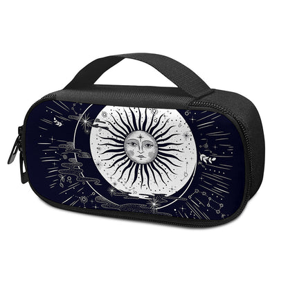 Vintage Celestial Sun Print Insulin Cooler Travel Case