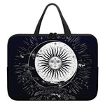 Vintage Celestial Sun Print Laptop Sleeve With Handle