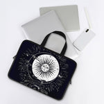 Vintage Celestial Sun Print Laptop Sleeve With Handle