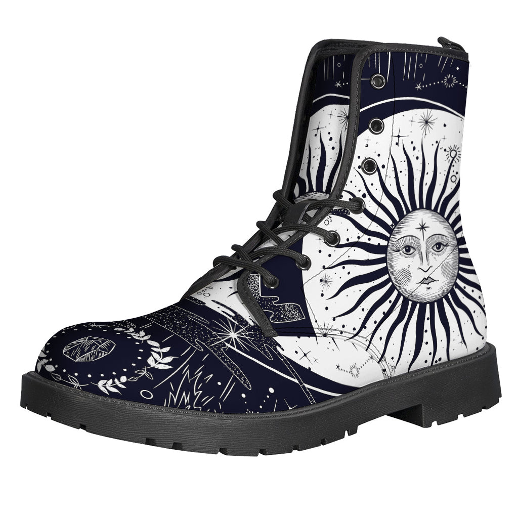 Vintage Celestial Sun Print Backpack