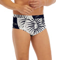 Vintage Celestial Sun Print Men's Briefs