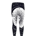Vintage Celestial Sun Print Men's Leggings