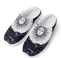 Vintage Celestial Sun Print Mesh Casual Shoes