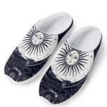 Vintage Celestial Sun Print Mesh Casual Shoes