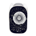 Vintage Celestial Sun Print Mesh Laundry Hamper