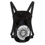 Vintage Celestial Sun Print Pet Carrier Backpack