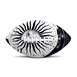 Vintage Celestial Sun Print Rugby Ball