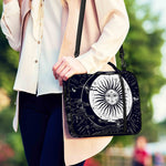 Vintage Celestial Sun Print Shoulder Strap Bible Bag