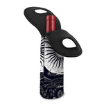 Vintage Celestial Sun Print Single Neoprene Wine Tote