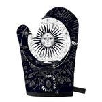 Vintage Celestial Sun Print Single Oven Mitt