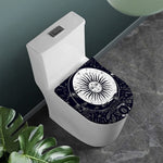 Vintage Celestial Sun Print Toilet Lid Cover