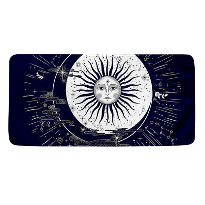 Vintage Celestial Sun Print Towel