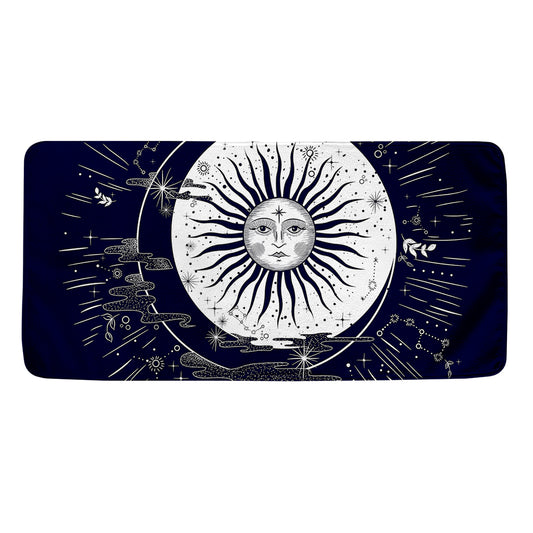 Vintage Celestial Sun Print Towel
