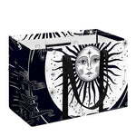 Vintage Celestial Sun Print Utility Tote Bag