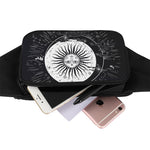 Vintage Celestial Sun Print Waist Bag