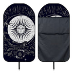 Vintage Celestial Sun Print Waterproof Car Seat Cover
