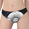 Vintage Celestial Sun Print Women's Panties