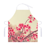 Vintage Cherry Blossom Print Adjustable Apron