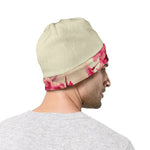 Vintage Cherry Blossom Print Beanie