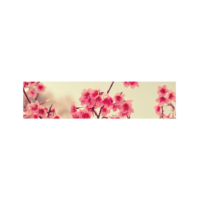 Vintage Cherry Blossom Print Bed Runner
