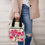 Vintage Cherry Blossom Print Bible Tote Bag