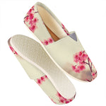 Vintage Cherry Blossom Print Casual Shoes