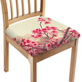 Vintage Cherry Blossom Print Chair Cushion Cover