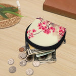 Vintage Cherry Blossom Print Coin Purse