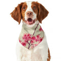 Vintage Cherry Blossom Print Dog Bandana