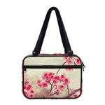 Vintage Cherry Blossom Print Double Strap Bible Bag