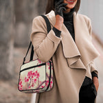 Vintage Cherry Blossom Print Double Strap Bible Bag