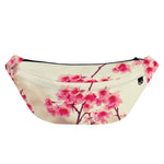 Vintage Cherry Blossom Print Fanny Pack