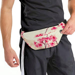 Vintage Cherry Blossom Print Fanny Pack