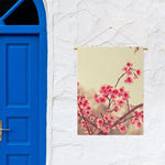 Vintage Cherry Blossom Print Garden Flag