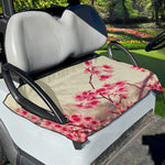 Vintage Cherry Blossom Print Golf Cart Seat Cover