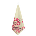Vintage Cherry Blossom Print Hand Towel