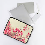 Vintage Cherry Blossom Print Laptop Sleeve