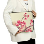 Vintage Cherry Blossom Print Laptop Sleeve