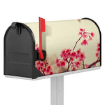 Vintage Cherry Blossom Print Mailbox Cover