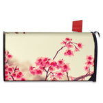 Vintage Cherry Blossom Print Mailbox Cover