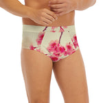 Vintage Cherry Blossom Print Men's Briefs