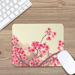 Vintage Cherry Blossom Print Mouse Pad