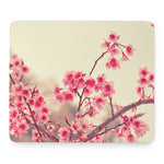 Vintage Cherry Blossom Print Mouse Pad