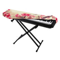 Vintage Cherry Blossom Print Piano Keyboard Cover