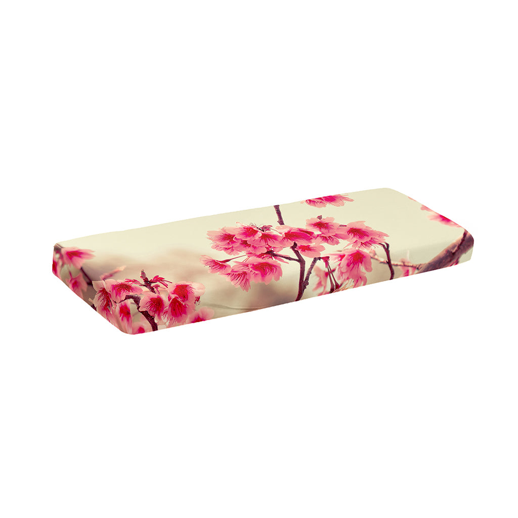 Vintage Cherry Blossom Print Piano Keyboard Cover